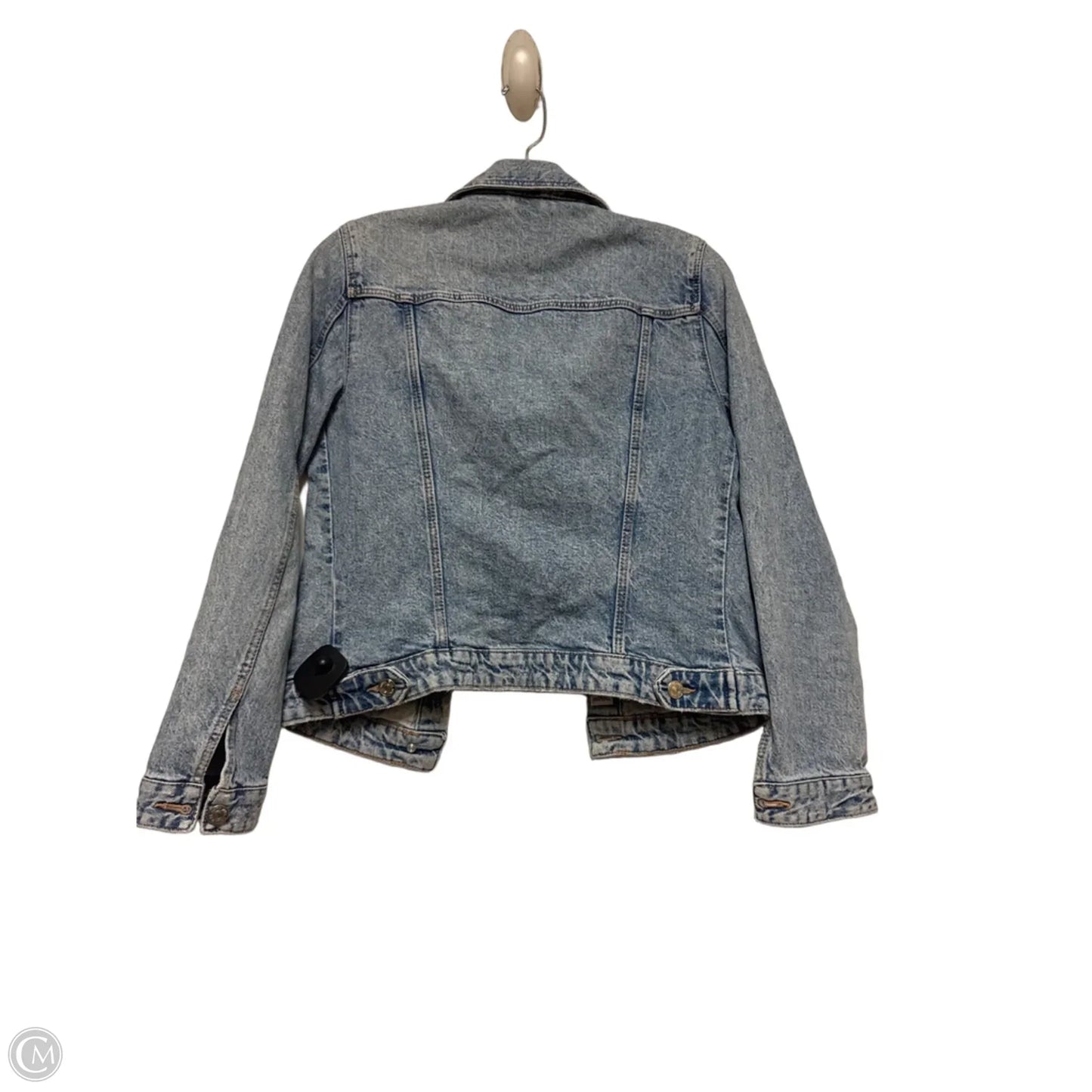 Jacket Denim By Zara In Blue Denim, Size: S
