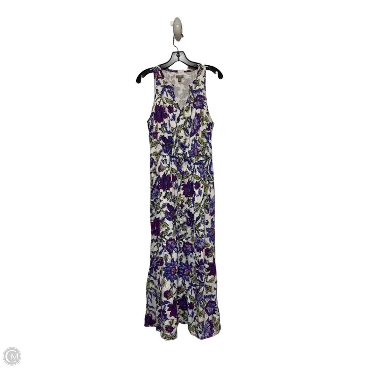 Dress Casual Maxi By J. Jill In Floral Print, Size: Xs