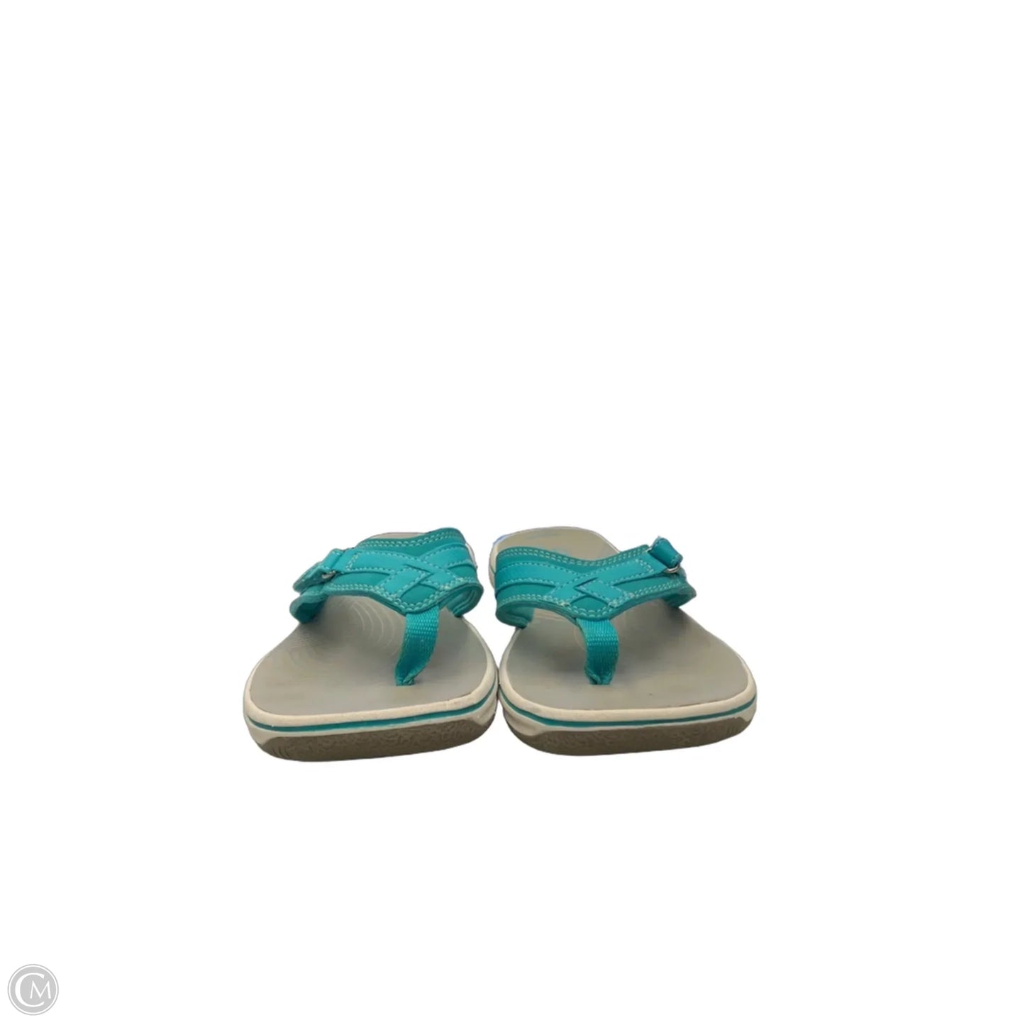 Sandals Flats By Clarks In Blue, Size: 8