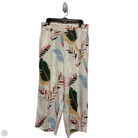 Pants Wide Leg By Cynthia Rowley In Tropical Print, Size: 16