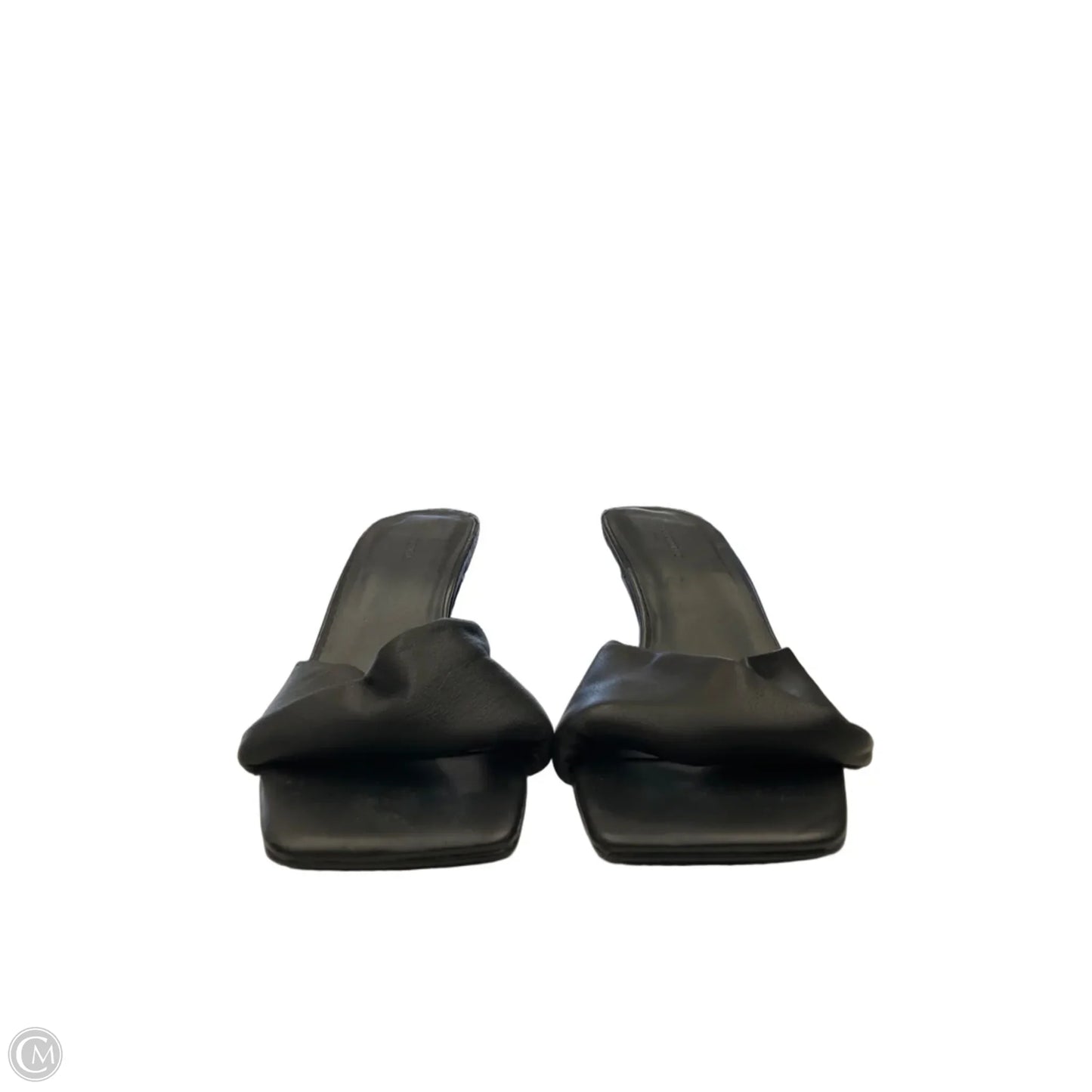 Sandals Heels Kitten By Banana Republic In Black, Size: 9