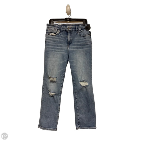 Jeans Straight By Good American In Blue Denim, Size: 12
