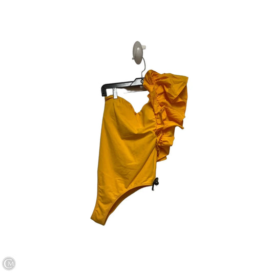 Swimsuit By Zara In Yellow, Size: S