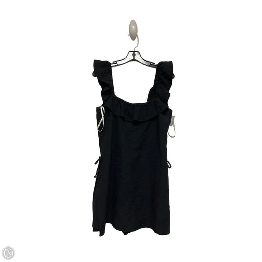 Romper Designer By Lilly Pulitzer In Black, Size: L