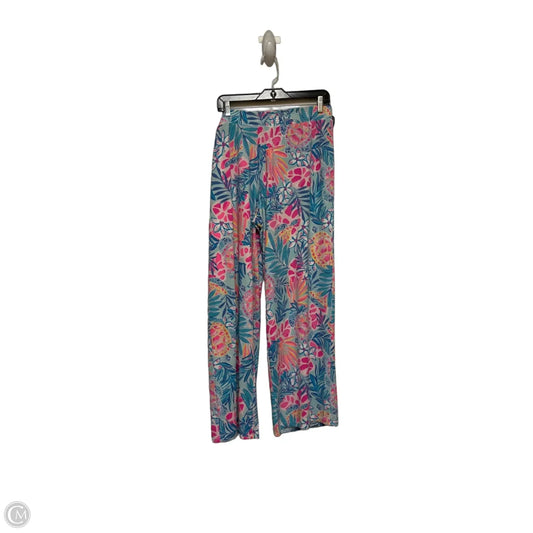 Pants Designer By Lilly Pulitzer In Floral Print, Size: Xl