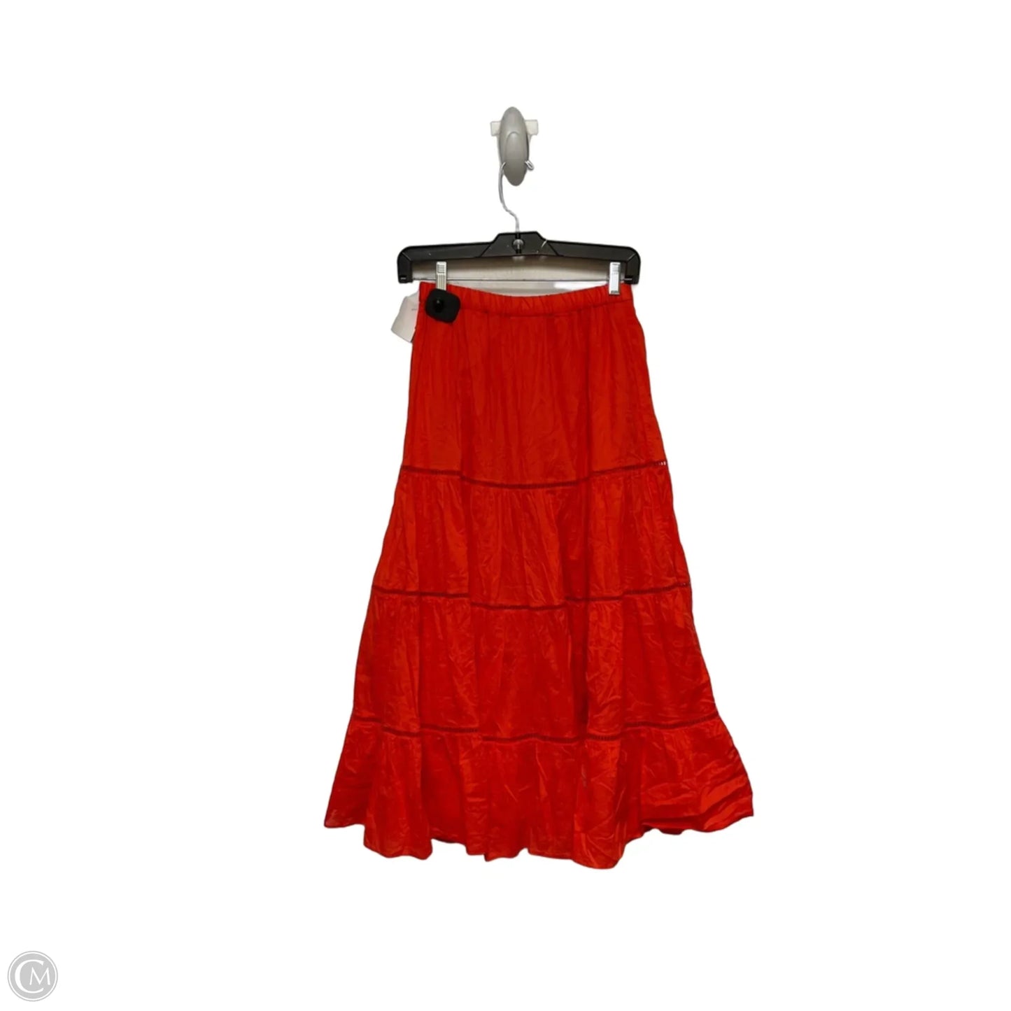 Skirt Midi By J. Crew In Orange, Size: 0