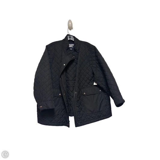 Jacket Puffer & Quilted By Lands End In Black, Size: 2x