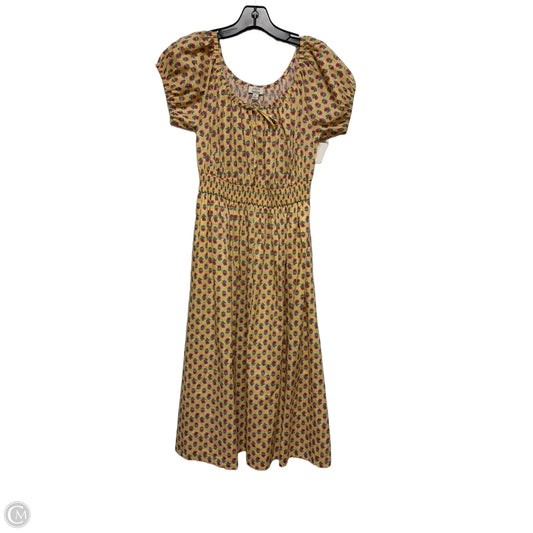 Dress Casual Midi By J. Crew In Floral Print, Size: Xs
