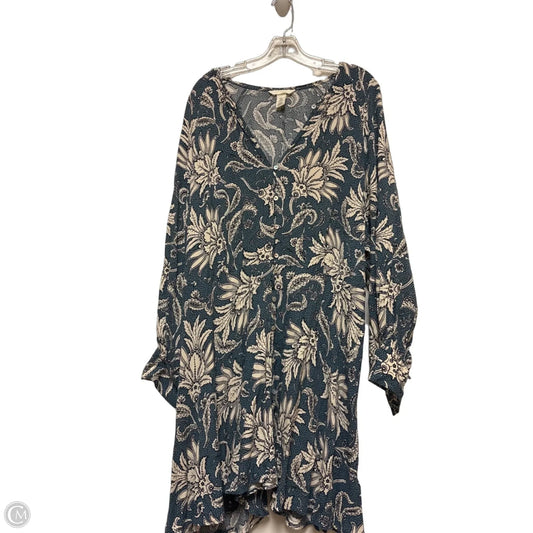 Dress Casual Short By H&m In Blue & White, Size: Xl