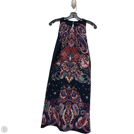 Dress Casual Short By Banana Republic In Blue & Red, Size: S