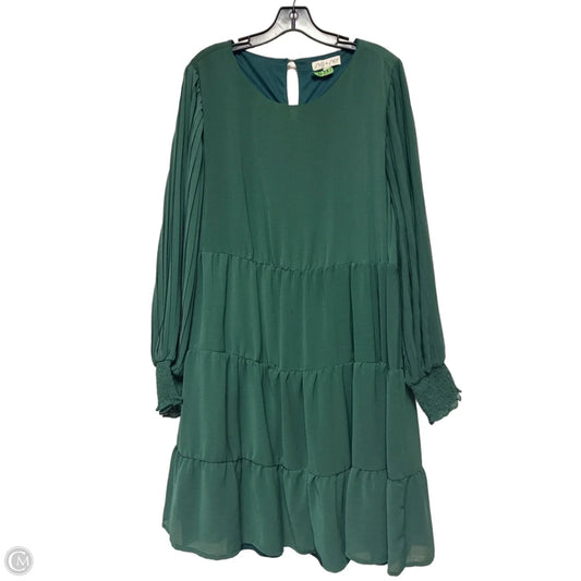 Dress Casual Short By She + Sky In Green, Size: 2x