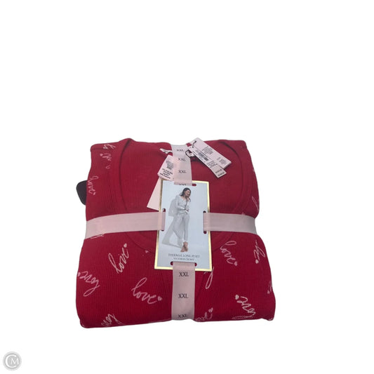 Pajamas 2pc By Victorias Secret In Pink & Red, Size: 2x