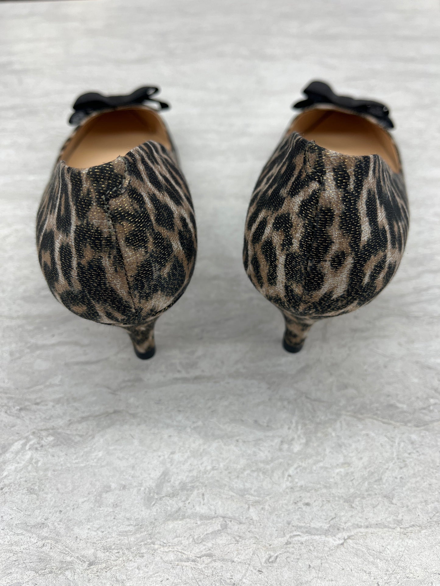 Animal Print Shoes Heels Kitten Talbots, Size 6.5