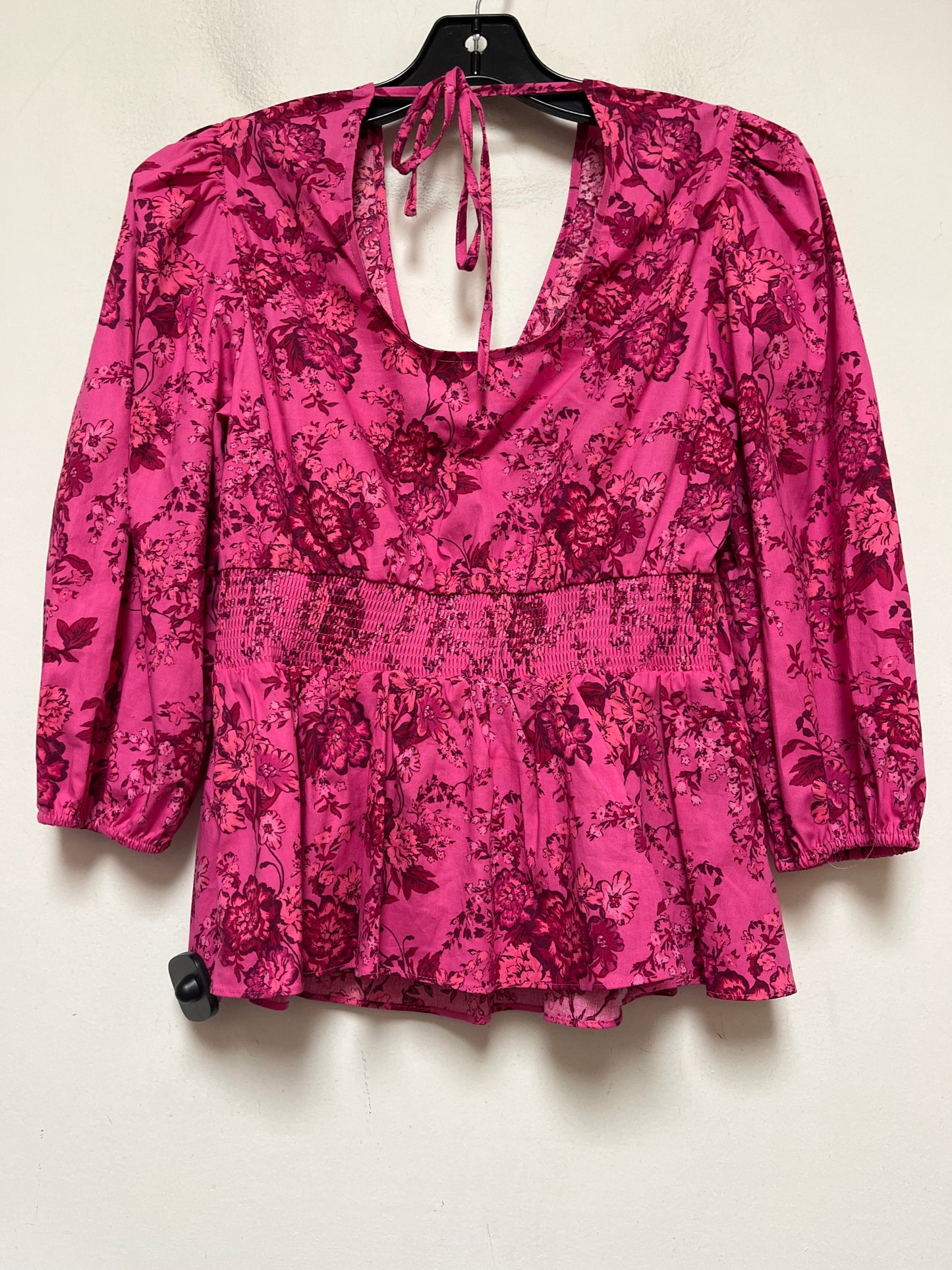 Pink Top Long Sleeve Inc, Size S