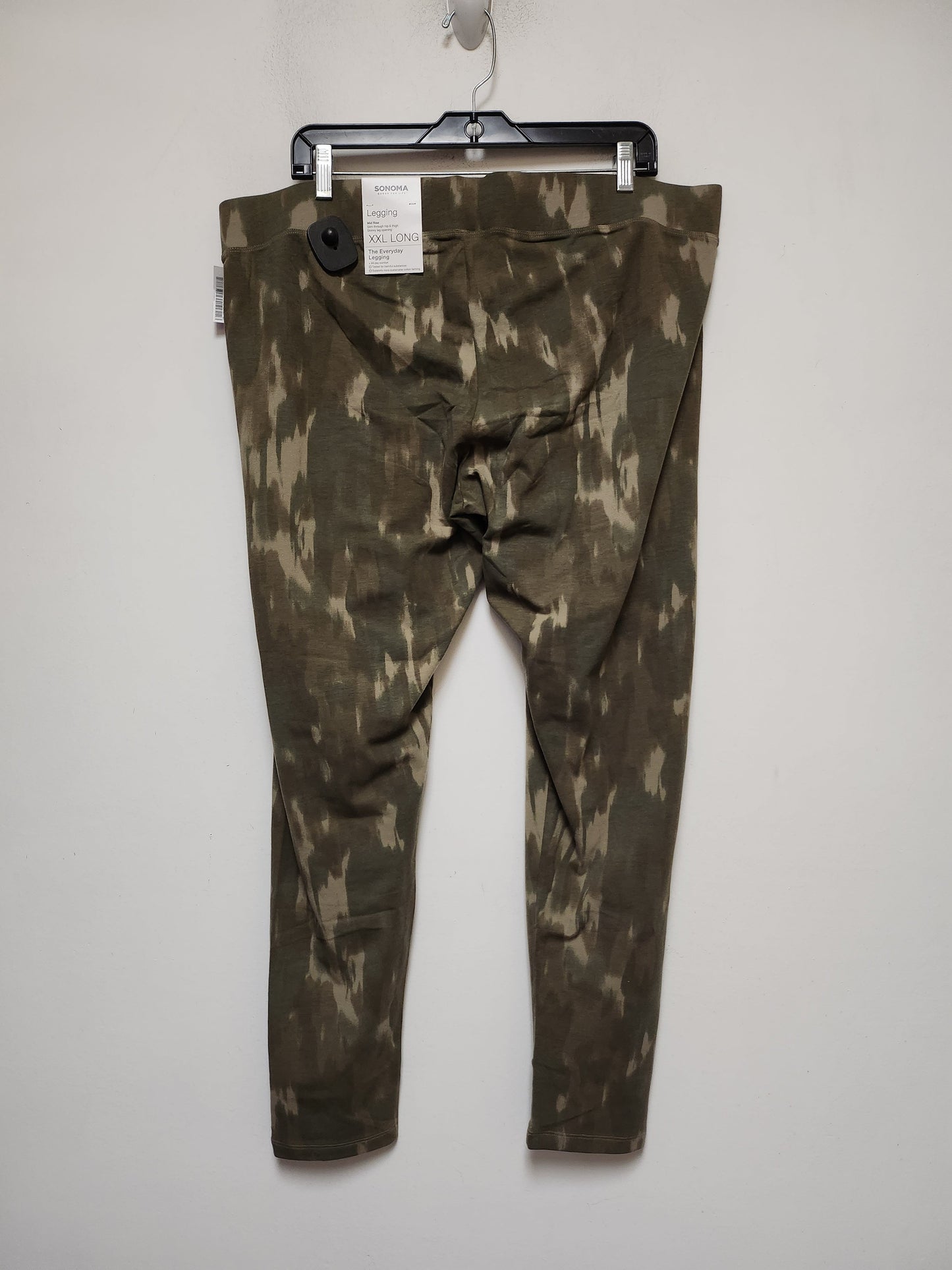 Camouflage Print Pants Leggings Sonoma, Size 18