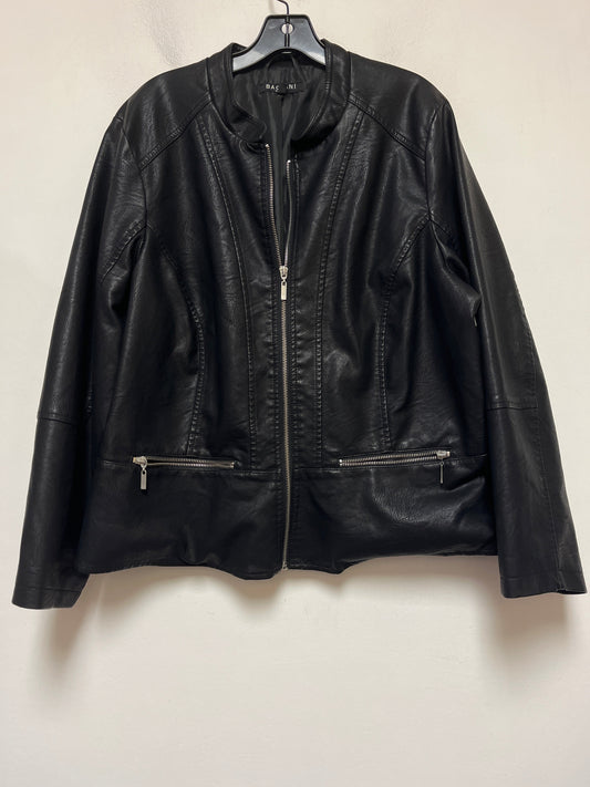 Black Jacket Moto Baccini, Size 2x