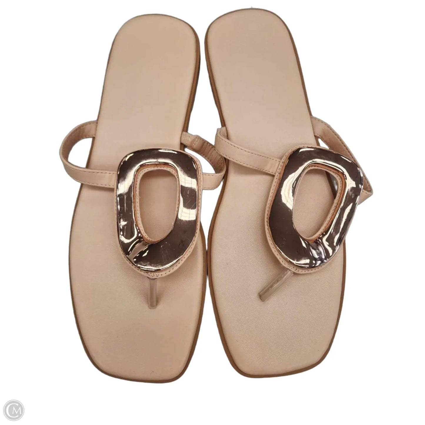 Sandals Flats By Clothes Mentor In Pink, Size: 8.5