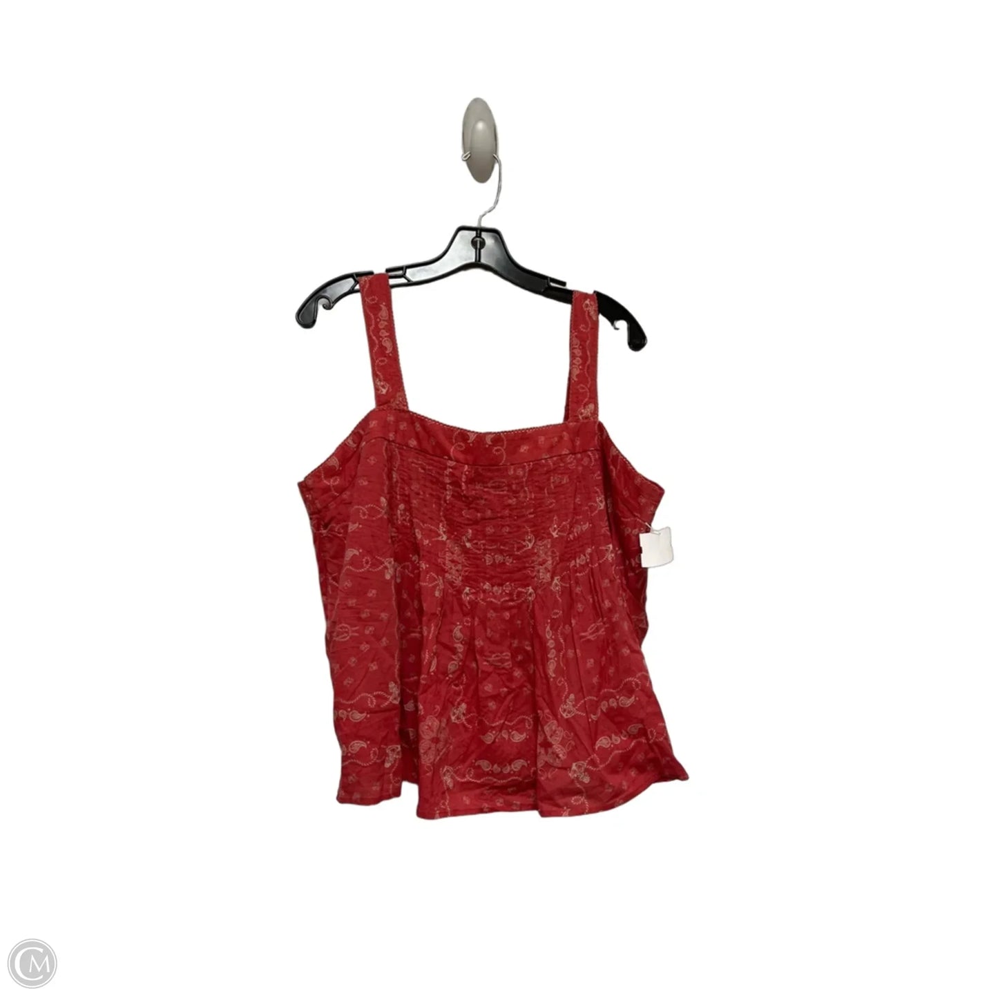 Top Sleeveless By Abercrombie And Fitch In Red, Size: Xl