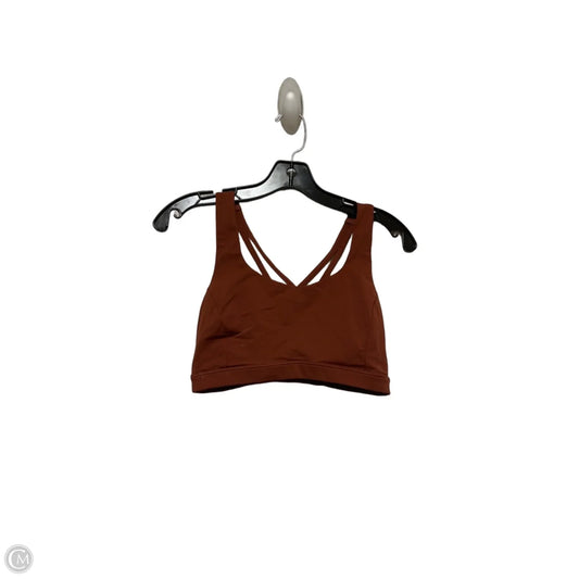 Athletic Bra By Lululemon In Brown, Size: 6