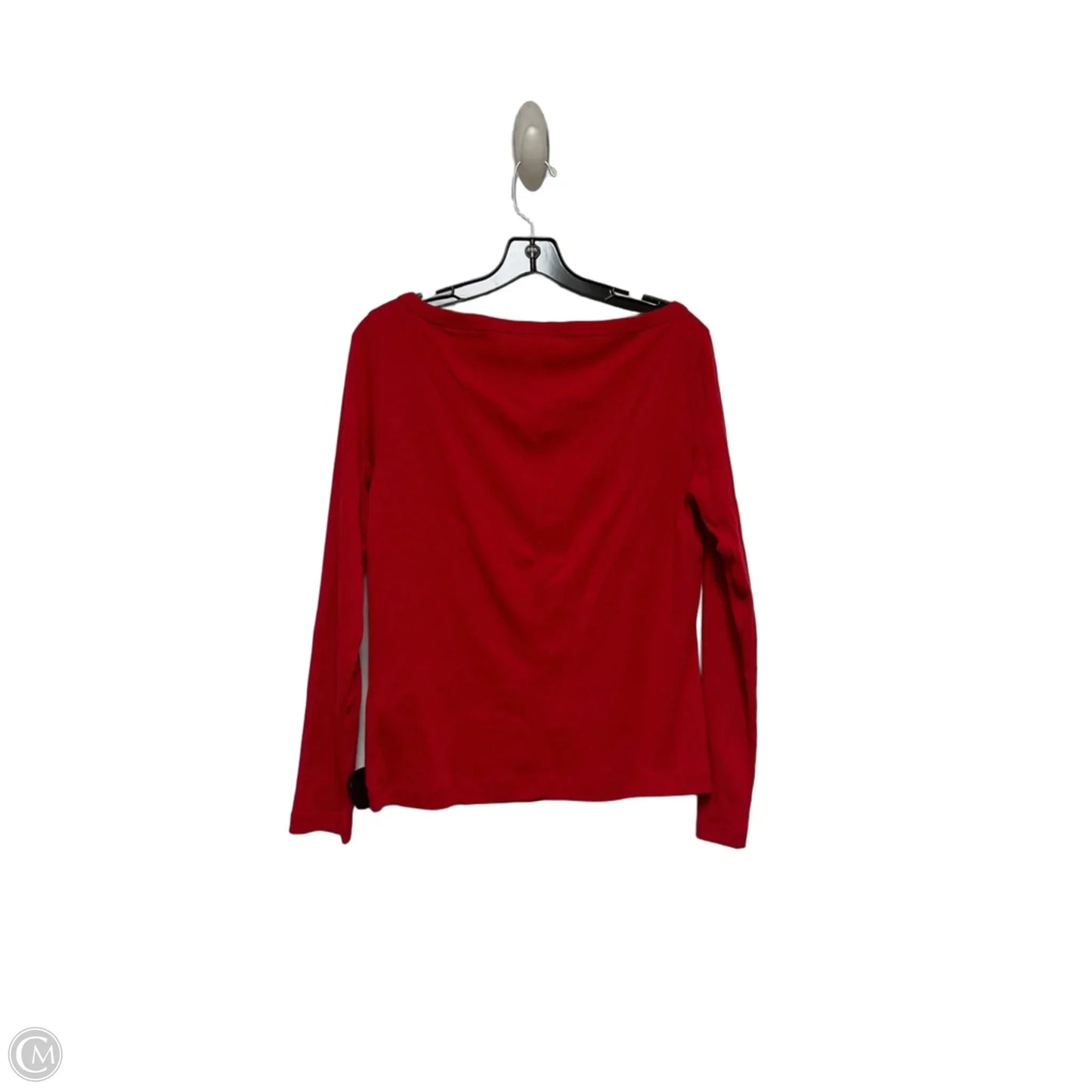 Top Long Sleeve Basic By Madewell In Red, Size: Xl
