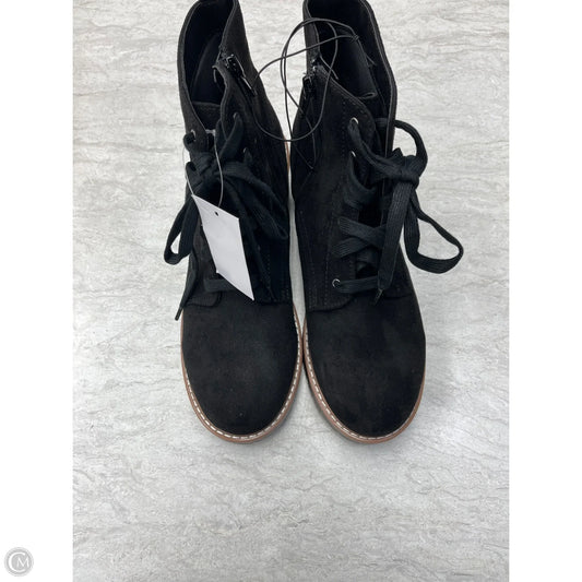 Boots Ankle Flats By Kensie In Black, Size: 9