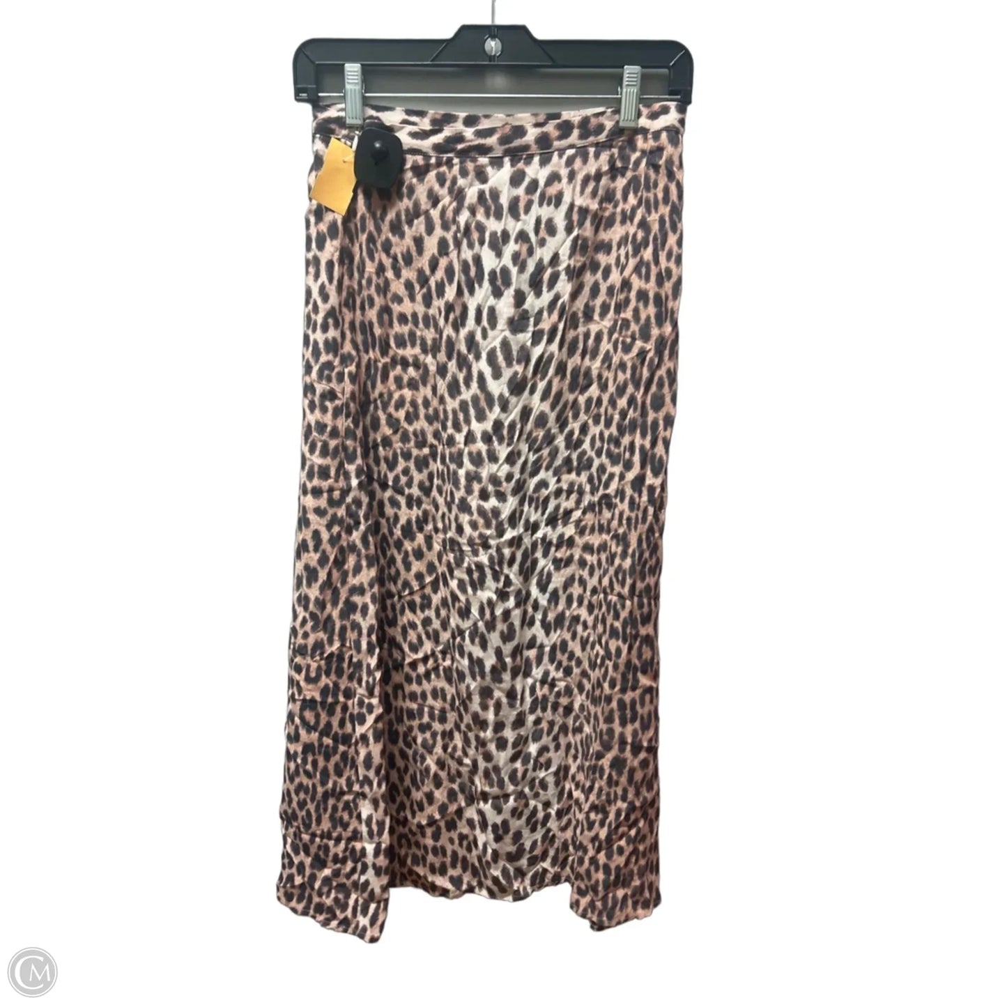 Skirt Midi By H&m In Animal Print, Size: 4