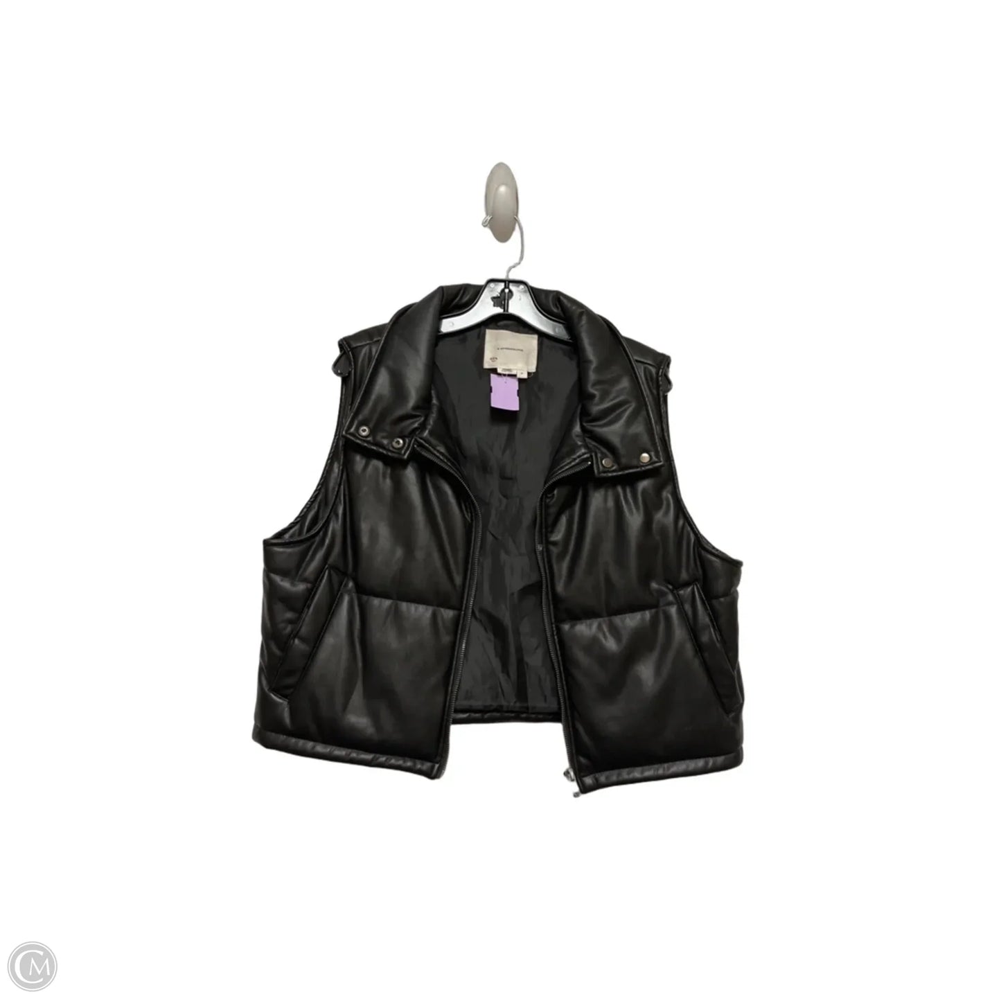 Vest Other By Anthropologie In Black, Size: M