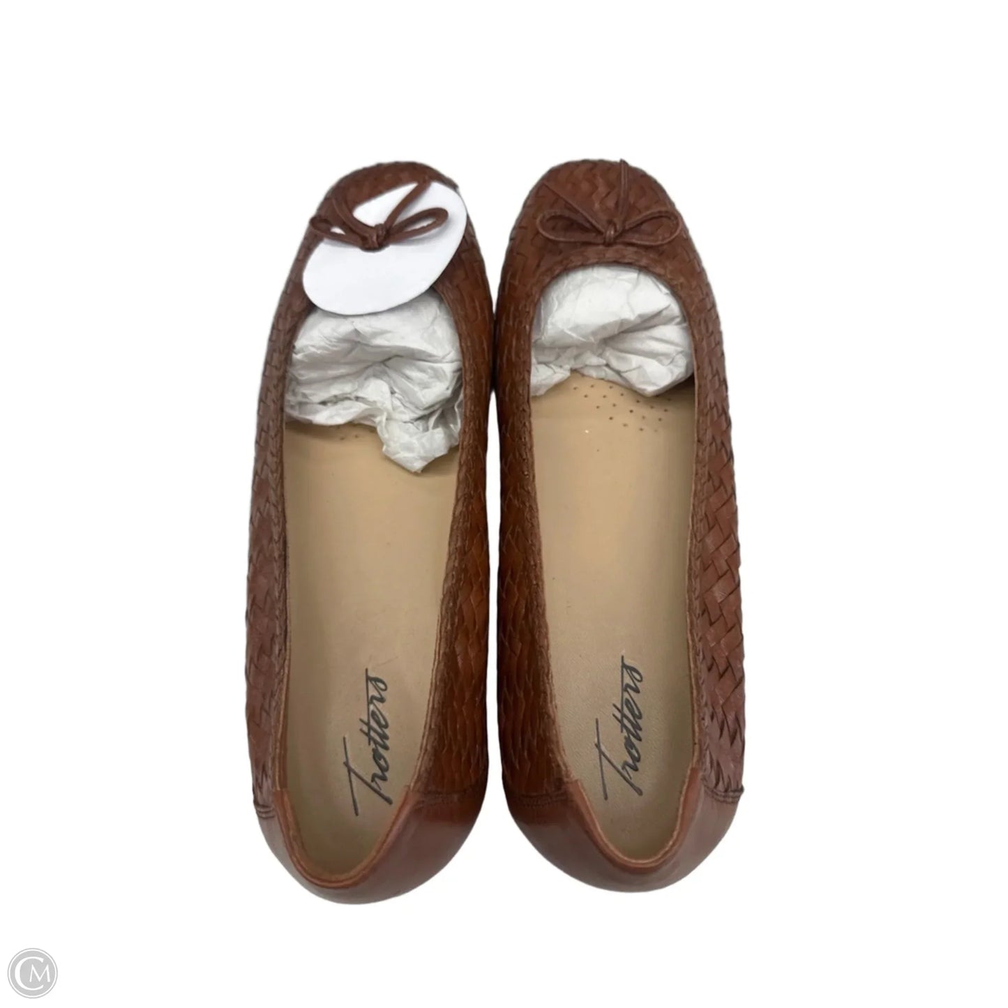 Shoes Flats By Clothes Mentor In Brown, Size: 10
