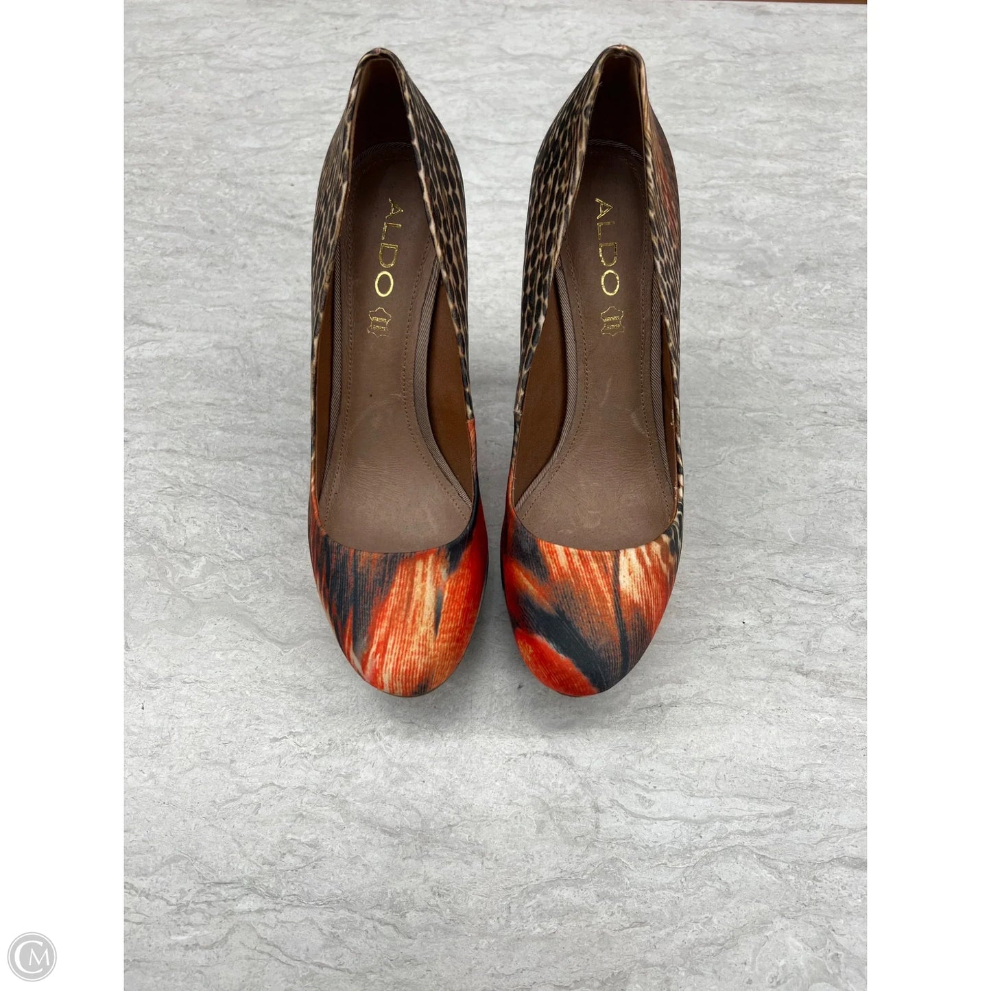 Shoes Heels Stiletto By Aldo In Multi-colored, Size: 10