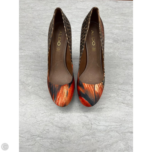 Shoes Heels Stiletto By Aldo In Multi-colored, Size: 10