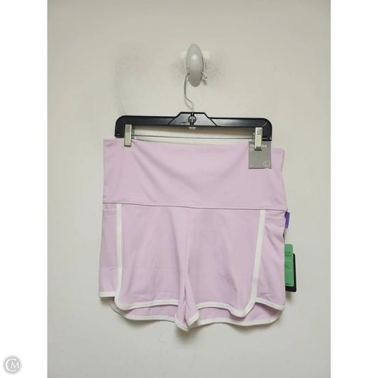 Athletic Shorts By Forever 21 In Pink, Size: L
