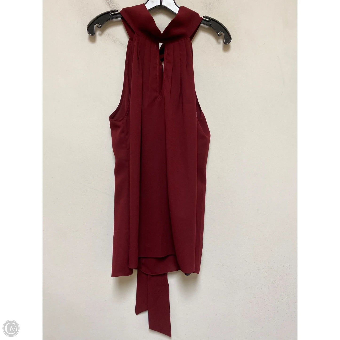 Top Sleeveless By City Chic In Maroon, Size: 2x