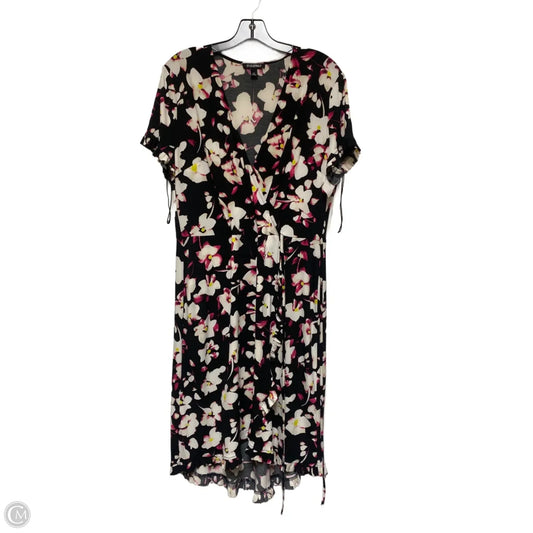 Dress Casual Midi By Roz And Ali In Floral Print, Size: Xl