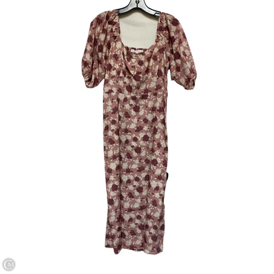 Dress Casual Midi By Lush In Mauve, Size: M