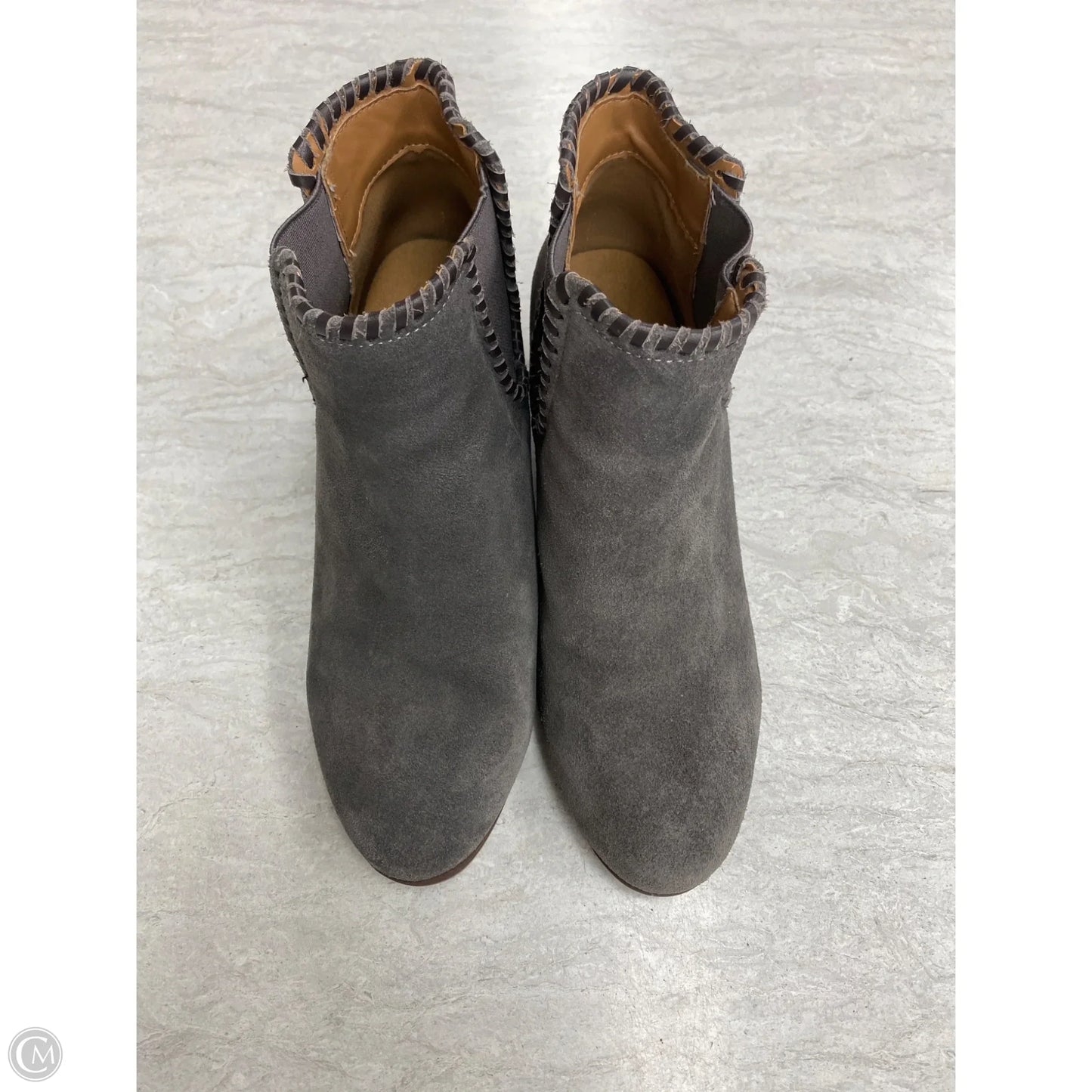 Boots Ankle Heels By Jack Rogers In Grey, Size: 8