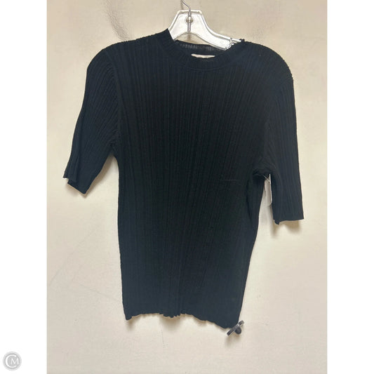 Top Short Sleeve By Vince In Black, Size: L