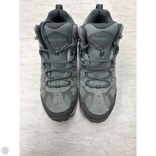 Boots Ankle Flats By Merrell In Grey, Size: 10.5