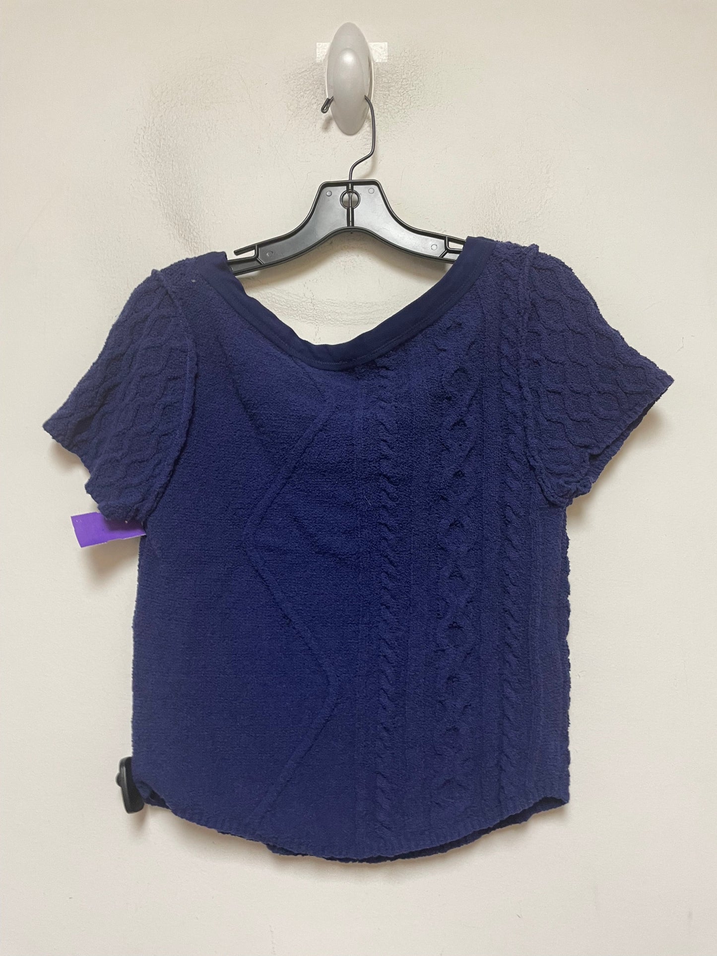 Purple Top Short Sleeve Free People, Size Xl