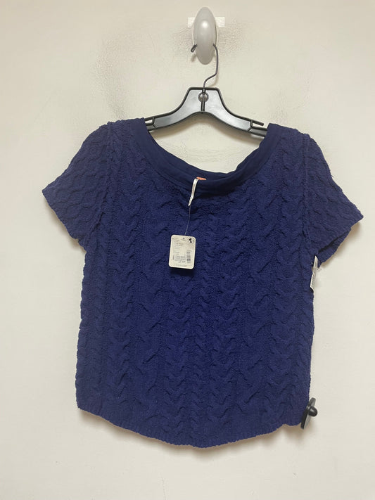 Purple Top Short Sleeve Free People, Size Xl