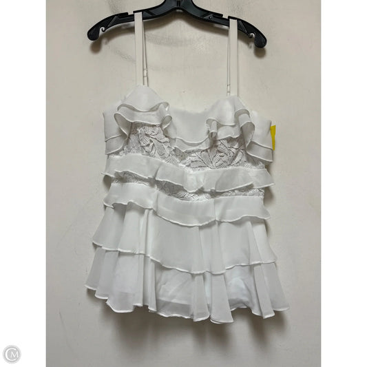 Top Sleeveless Designer By Lilly Pulitzer In White, Size: 10