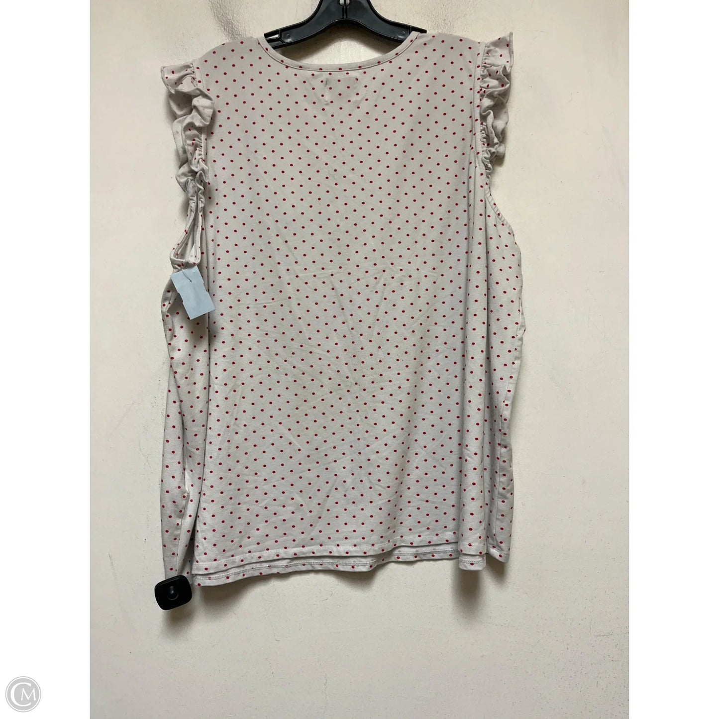 Top Sleeveless By Disney In Polkadot Pattern, Size: 3x