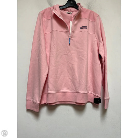 Sweatshirt Collar By Vineyard Vines In Pink, Size: Xl