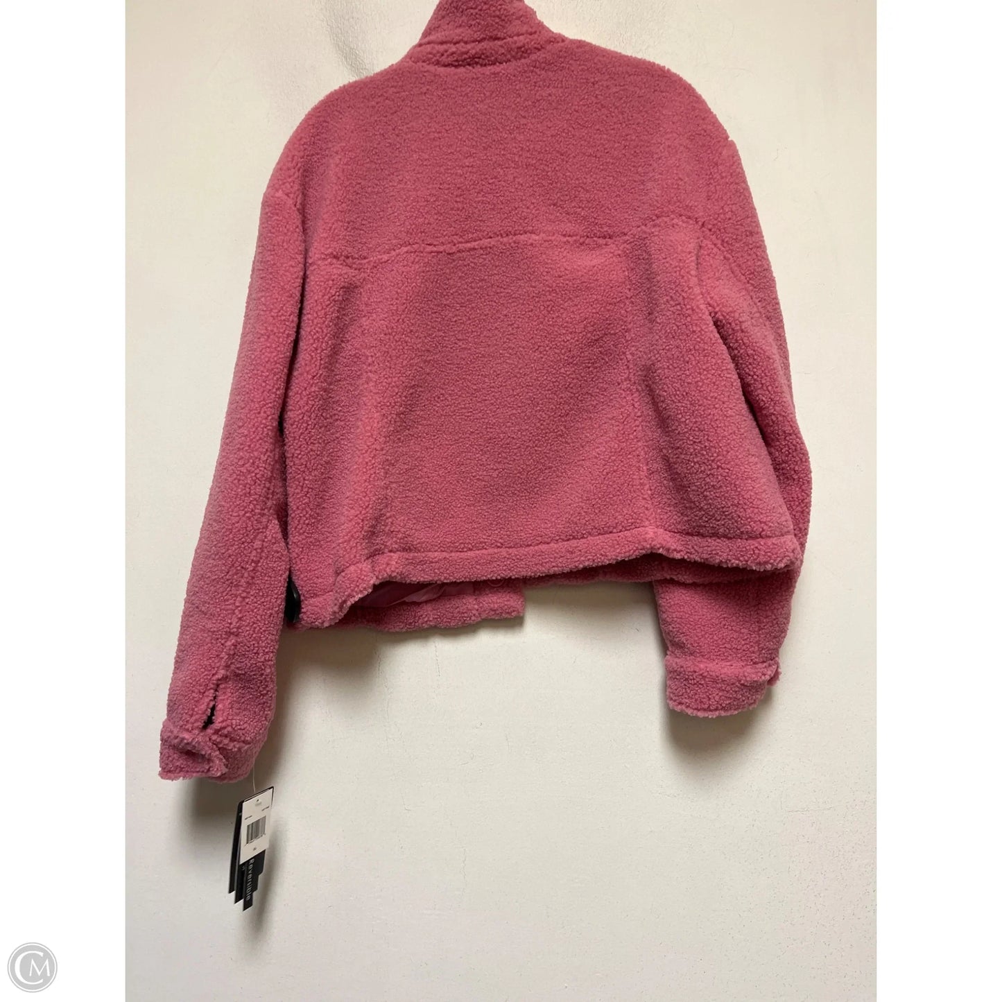 Jacket Faux Fur & Sherpa By Clothes Mentor In Pink, Size: Xl