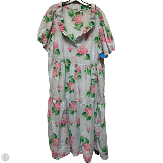 Dress Casual Maxi By Crown And Ivy In Floral Print, Size: 3x