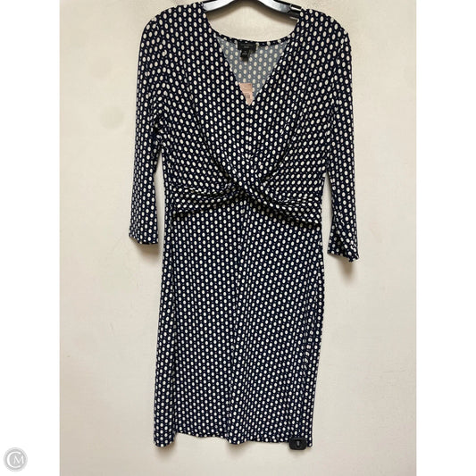 Dress Casual Short By Ann Taylor In Polkadot Pattern, Size: M