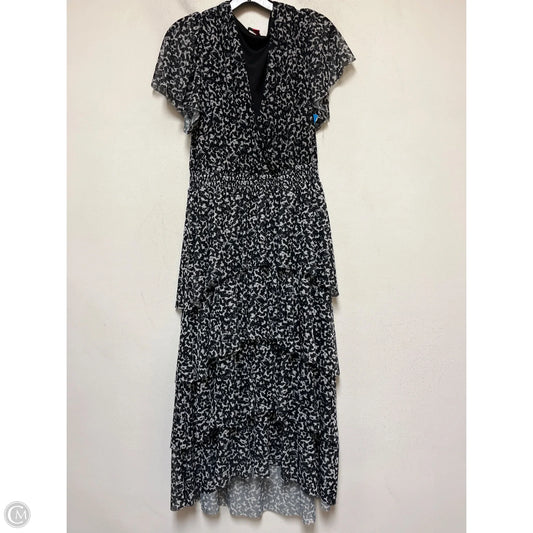 Dress Casual Maxi By Vince Camuto In Black & White, Size: M