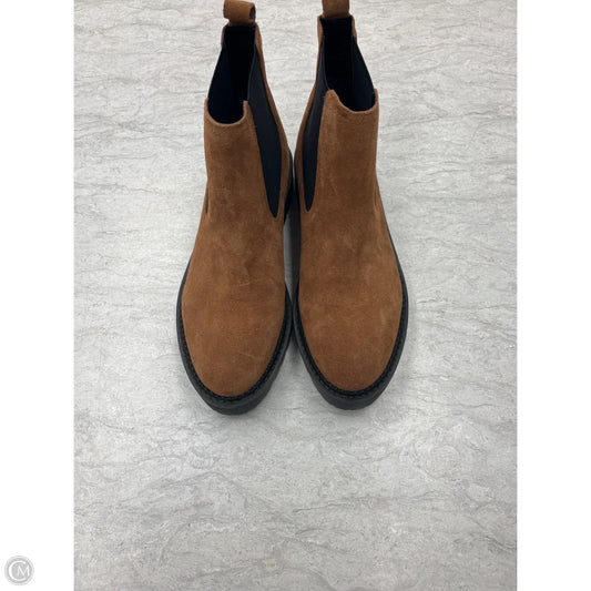 Boots Ankle Flats By Caslon In Brown, Size: 7