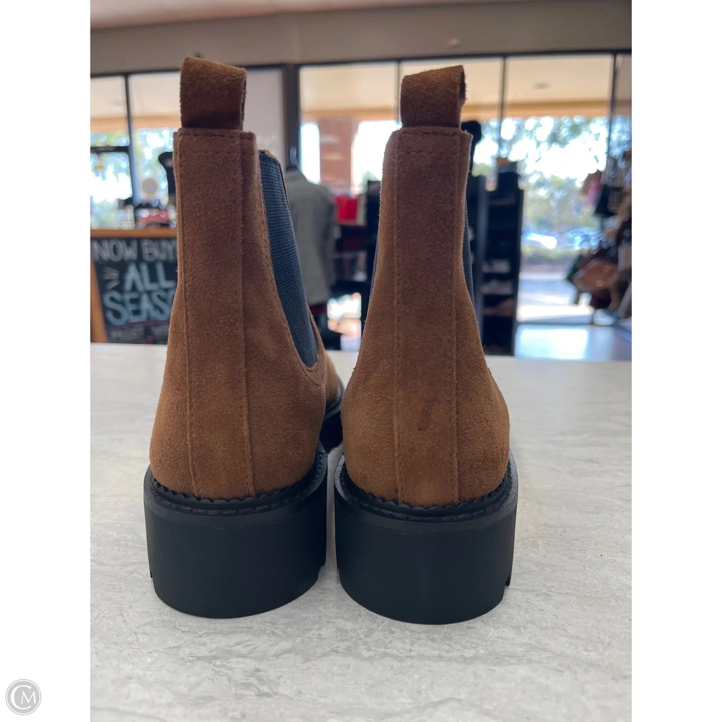 Boots Ankle Flats By Caslon In Brown, Size: 7