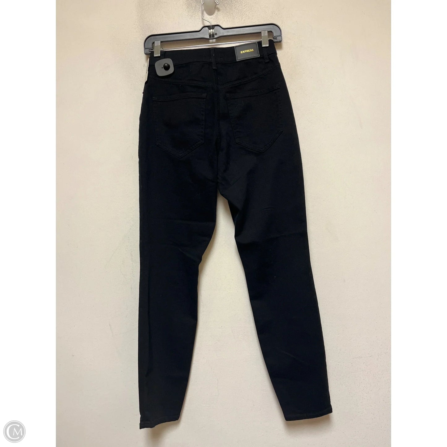Jeans Skinny By Express In Black Denim, Size: 2