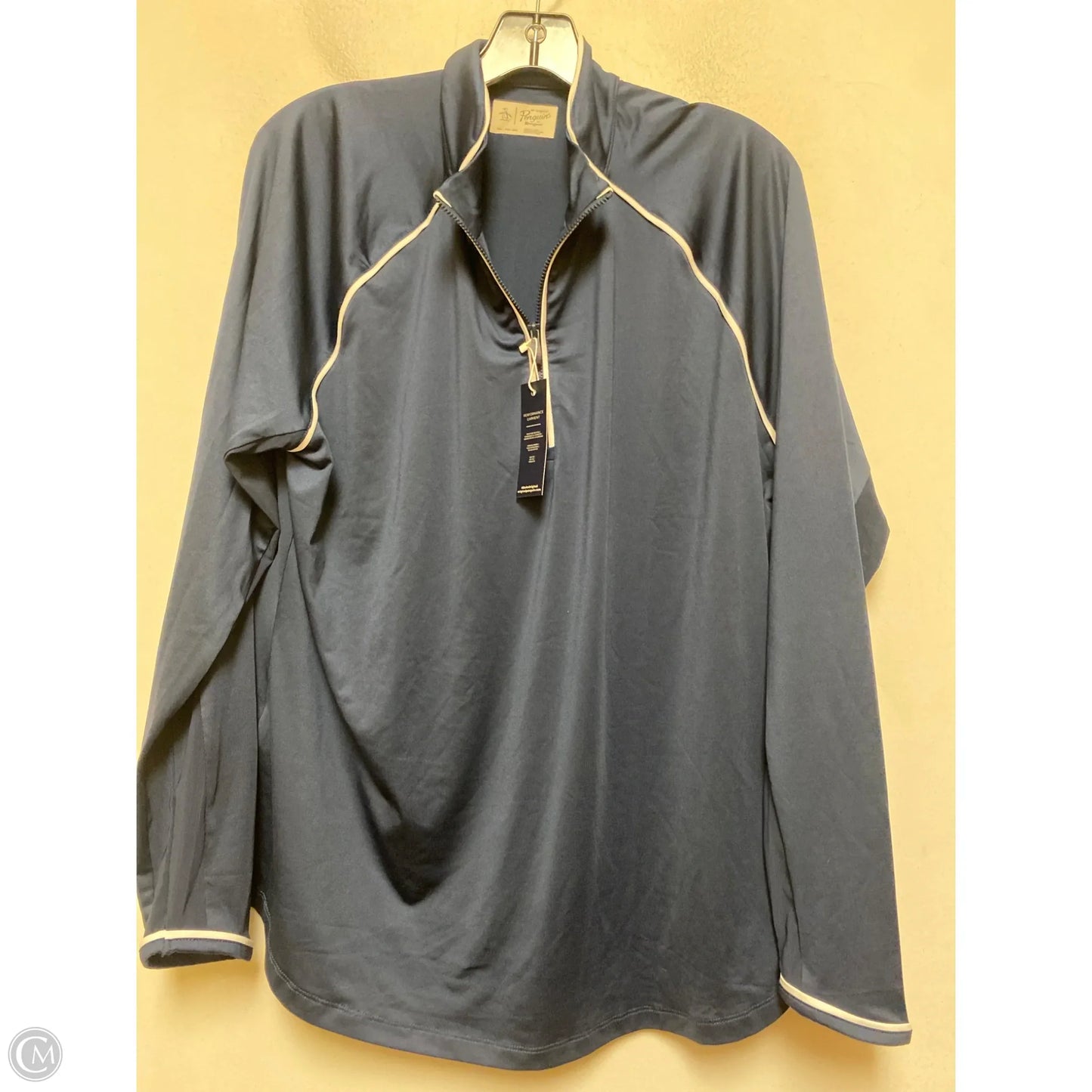 Athletic Jacket By Clothes Mentor In Navy, Size: 2x